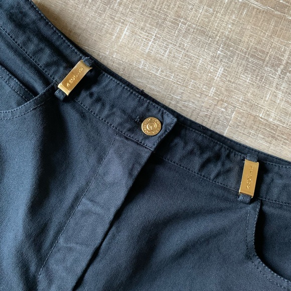 st. john sport women’s black trouser dress pants 6 chino high waist straight leg - Picture 16 of 16